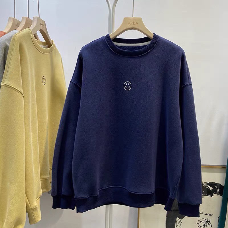 [ Mã 12FASHIONSALE1 giảm 10K đơn 50K ] Áo Sweater Nam Nữ Nỉ Bông Cổ Tròn Form rộng Hàng Cao Cấp Chuẩn Xịn THUS-A2N02 | BigBuy360 - bigbuy360.vn