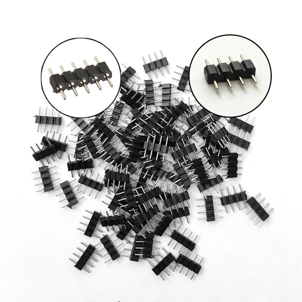 Taylor1 Đầu Nối Kim 5Pin 4Pin RGB Cho Dây Đèn Led