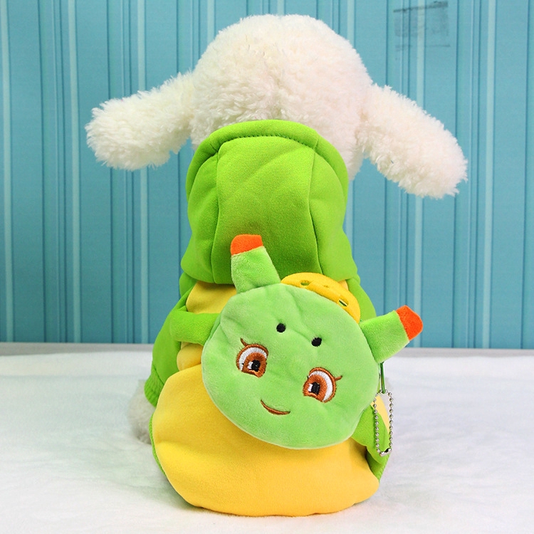 Áo có túi đựng đồ/ mũ trùm đầu yêu thời trang mùa đông dành cho thú cưng