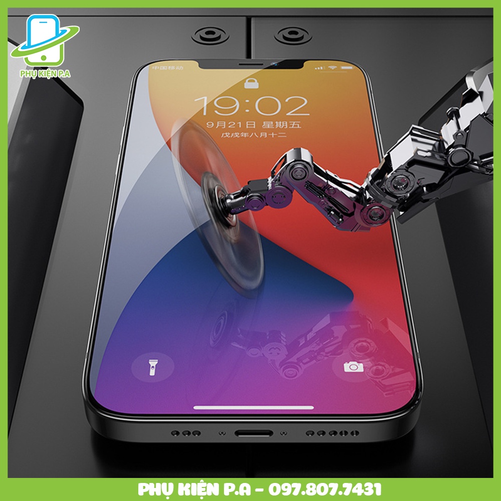Kính cường lực không viền iPhone 15 Pro Max/14 Plus/13 Mini/13 Pro Max/12/12 Pro Max/11/11 Pro Max/X/XR/XS Max/8/7/6