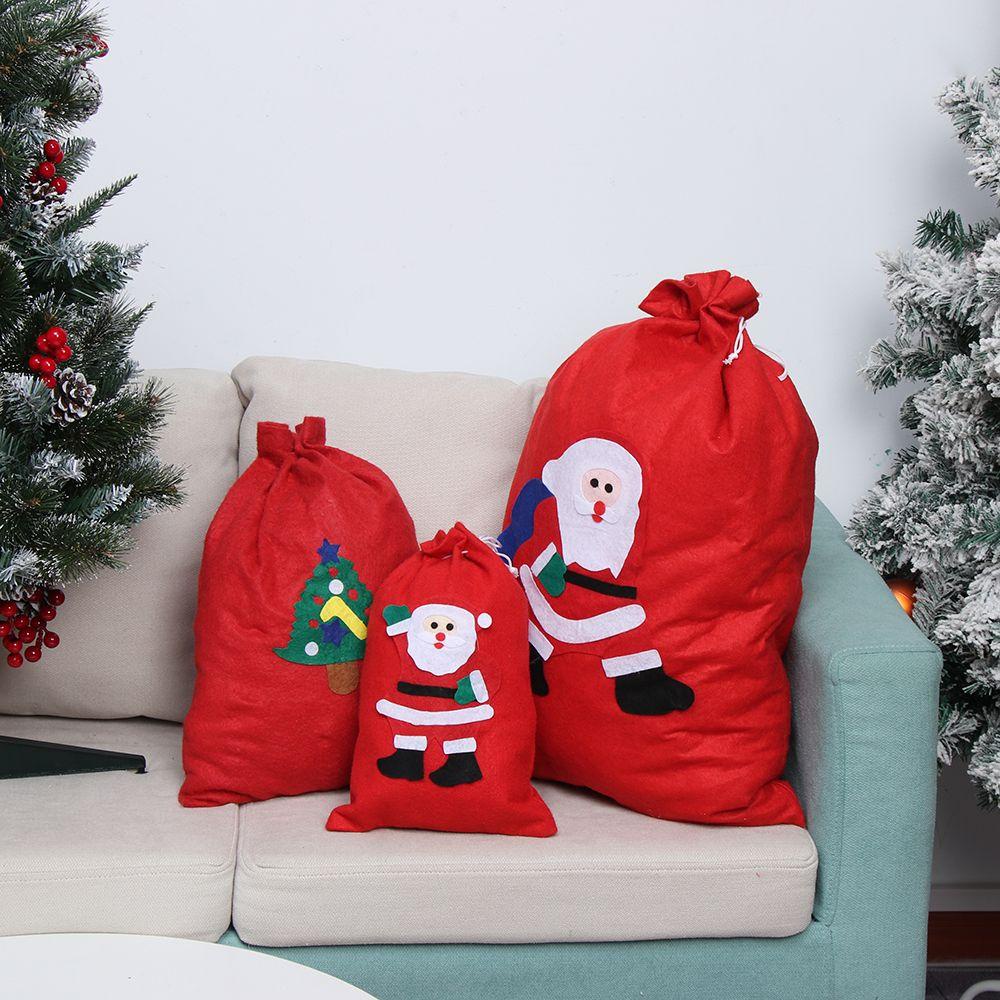 Túi Đựng Kẹo Giáng Sinh Hình Ông Già Noel Dễ Thương