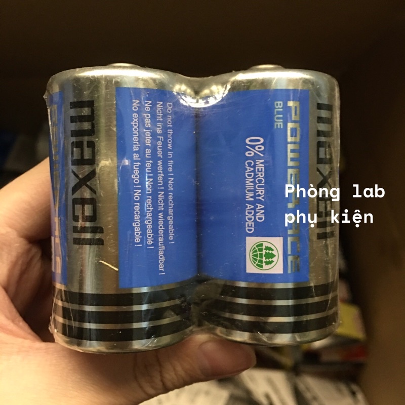 Pin Đại Maxell R20C Size D  độ bền cao, thời gian sử dụng lâu