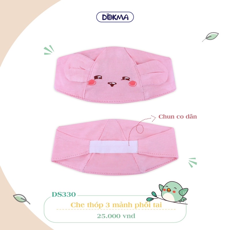 Che thóp 3 mảnh phối tai Dokma cho bé DS330