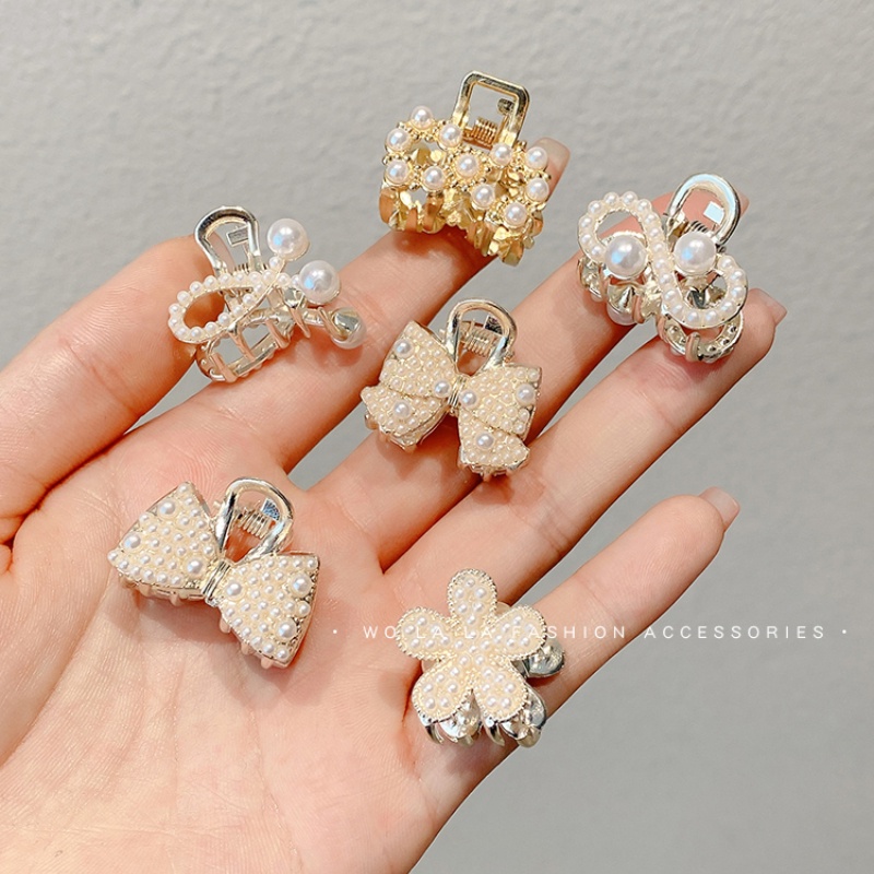 Kẹp Tóc Nhỏ Đính Ngọc Trai Xinh Xắn Cho Nữ