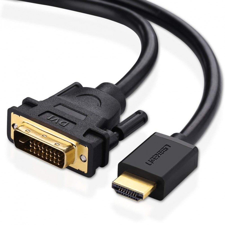 Cáp Chuyển HDMI Sang DVI 24+1 Dài 3M UGREEN 10136 - HDMI To DVI - Hàng Chính Hãng