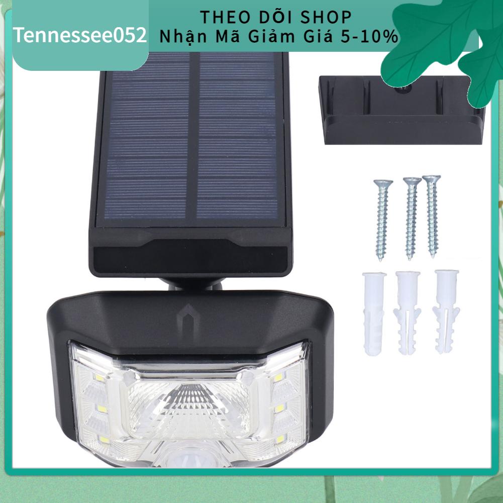 Tennessee052 Đèn LED khẩn cấp ban đêm ngoài trời năng lượng mặt xoay 360 độ với điều khiển ánh sáng và cảm biến chuyển động PIR
