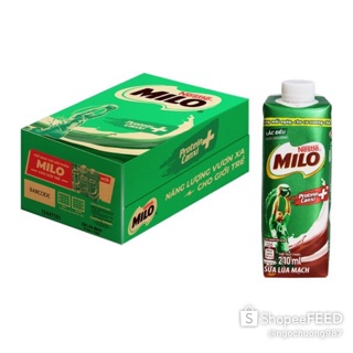 Hộp sữa milo nắp vặn 210ml