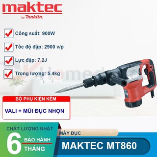 Máy đục bê tông maktec mt860 900w
