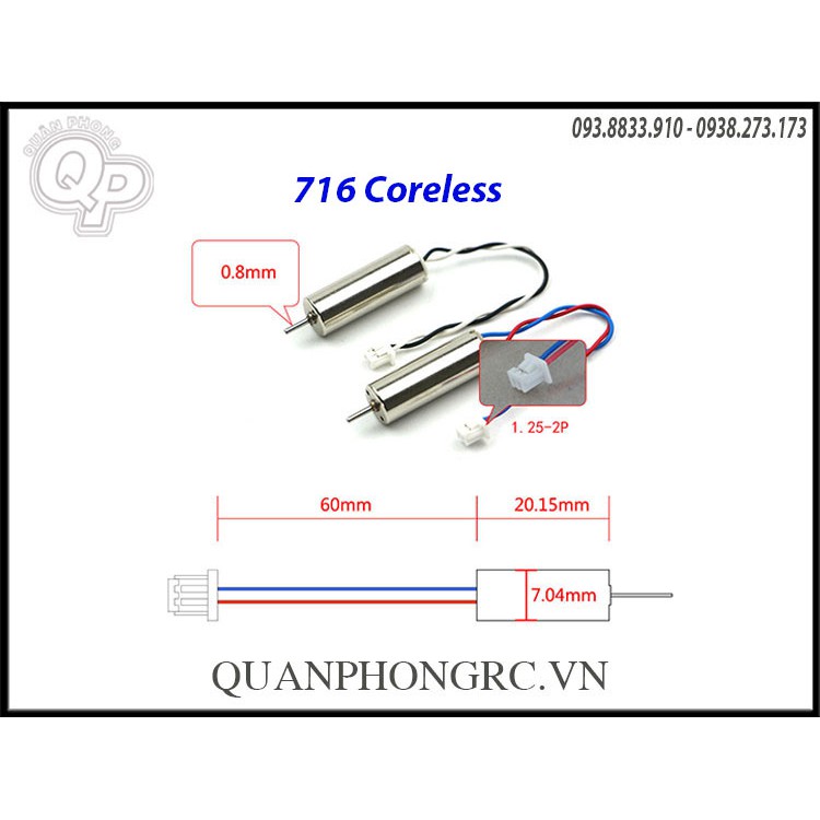 Motor brush 716/17600KV Tiny 6X