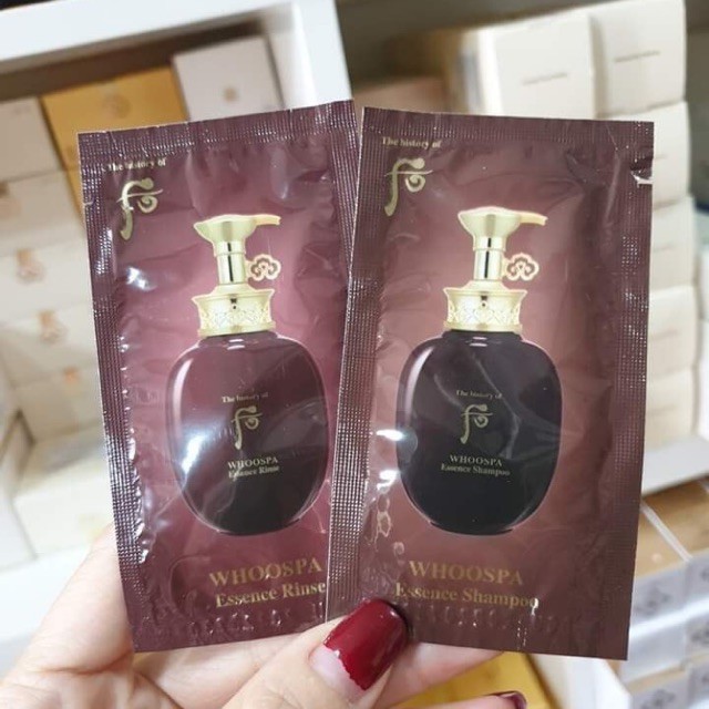 GÓI DẦU GỘI ĐẦU WHOO ĐÔNG Y -  WHOO SPA ESSENCE SHAMPOO 8ml