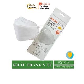 Khẩu trang cao cấp 4D Hamita 4 lớp dành cho Trẻ Em (bịch 1 cái) _ ISO13485, CE, FDA - Có thể giặt để tái sử dụng