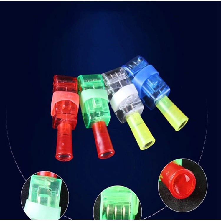 Ngón tay phát sáng Led Finger Chiếu Hình Độc Đáo-Nhẫn Đeo Ngón Tay sở hữu Đèn Led Phát Sáng Độc Đáo vòng đèn LED laser