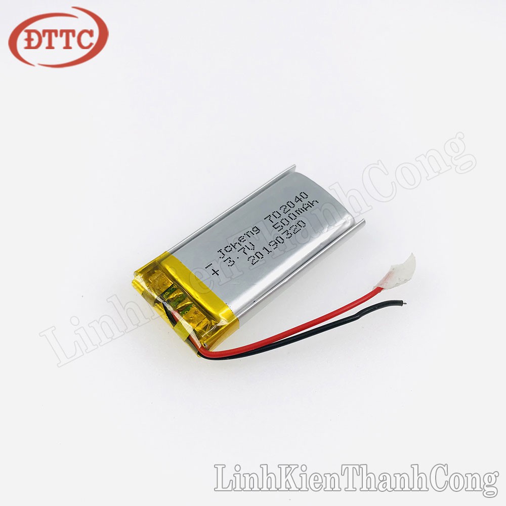 Pin Lipo Polymer 3.7V 550mAh 5x30x35mm (Có Mạch Bảo Vệ)