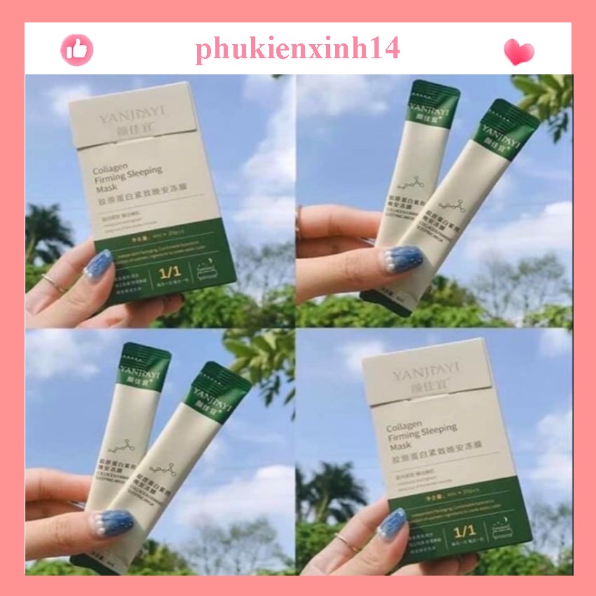 Mặt Nạ Ngủ Thạch Colagen Nâng cơ Bổ Xung Dưỡng Chất