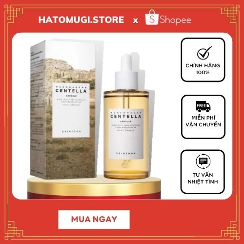 [Sạch mụn 100%_Hàng A.uth] Tinh Chất Skin1004 Madagascar Centella Ampoule Giảm Mụn Và Làm Dịu Dành Cho Da Nhạy Cảm  55ml