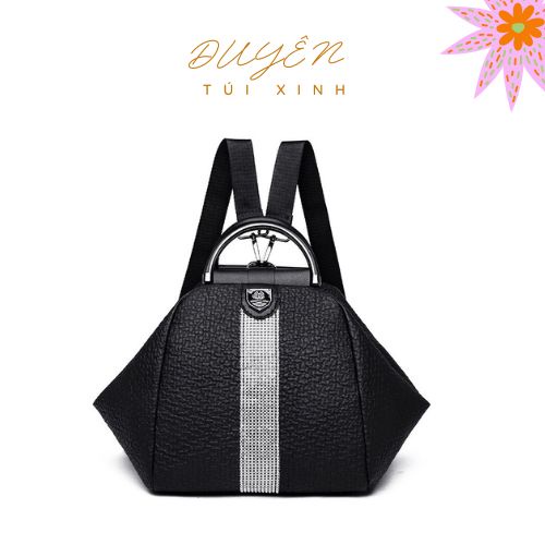 Balo Nữ Thời Trang, 3 Công Dụng Túi Du Lịch, Đeo Chéo, Cầm Tay, Đi Chơi, Chất Da Pu Mềm, Vân Nổi, Không Thấm Nước