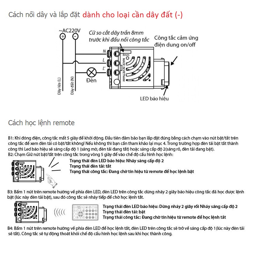 Hạt công tắc PANASONIC full điều khiển từ xa BATTO BTX [Hàng mới]