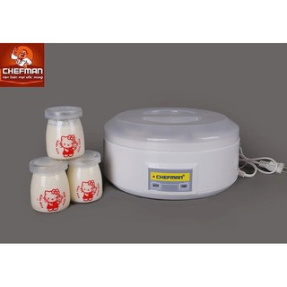 Máy làm sữa chua - máy làm sữa chua Chefman [ 8 cốc thủy tinh ]