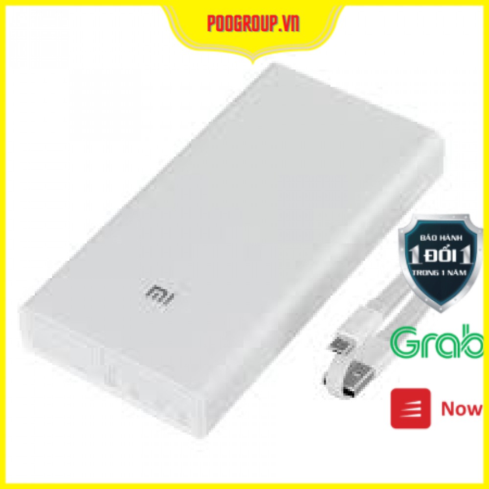 Pin Sạc dự phòng Xiaomi gen 3 20.000mAh sạc nhanh 18w hàng chính hãng Bảo Hành 3 tháng Poogroup