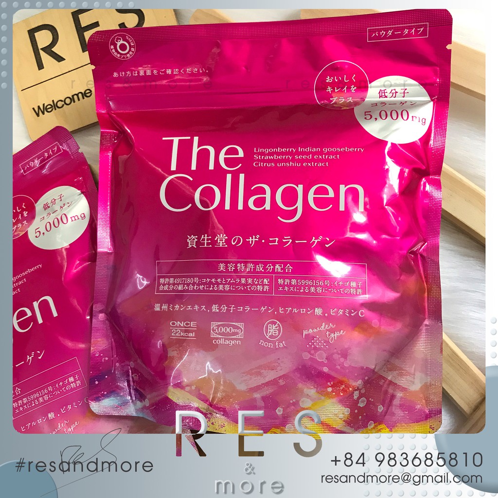 Bột collagen_Shiseido - The Collagen Powder [126g]