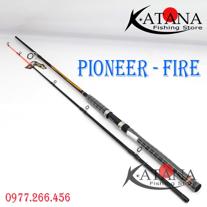 Cần Câu Bạo Lực PIONEER FIRE - Ngọn Đặc - 2m4 2m7 3m0