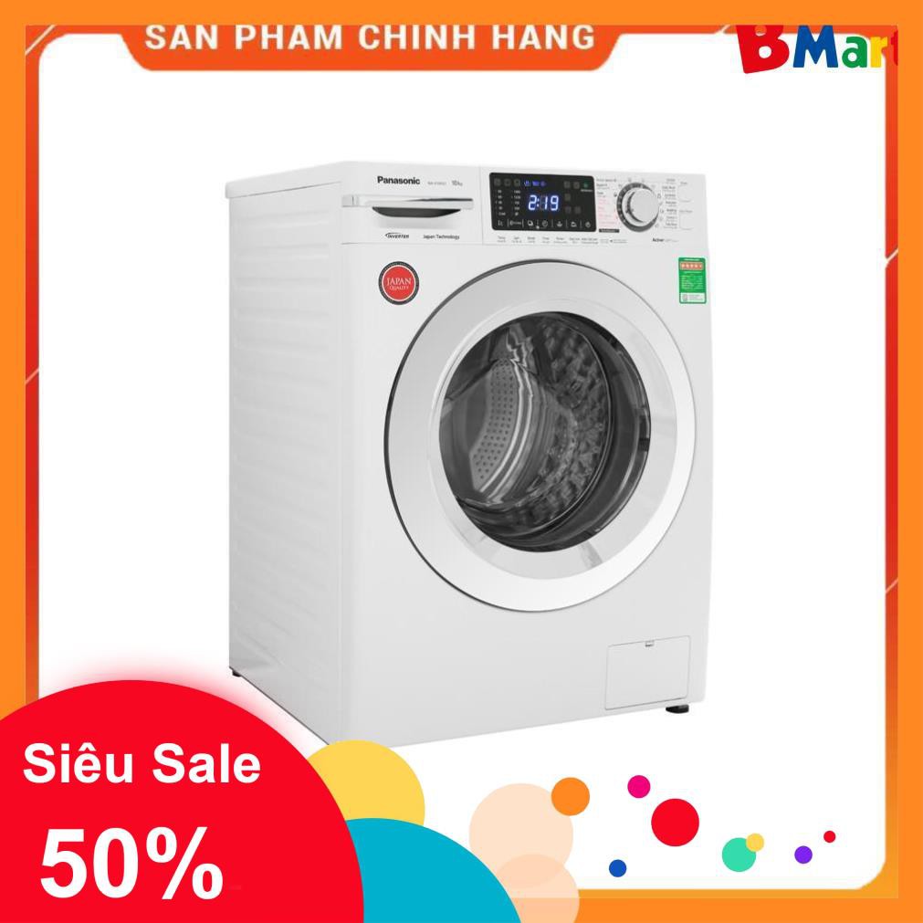 [ FREE SHIP KHU VỰC HÀ NỘI ] Máy giặt Panasonic cửa ngang 10 kg NA-V10FG1WVT  - BM NEW