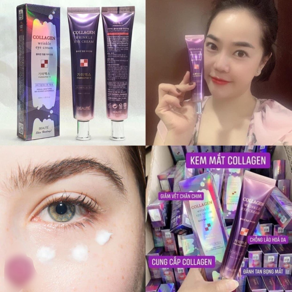 Kem Dưỡng Mắt Melasma-X Collagen Wrinkle Eye Cream