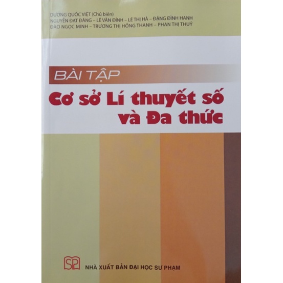 Sách - Bài tập Cơ sở Lí thuyết số và Đa thức