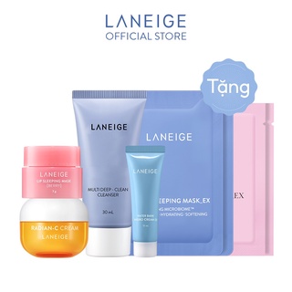 [HB gift] Bộ quà tặng làm sạch, dưỡng sáng và làm mờ đốm nâu Laniege 71g
