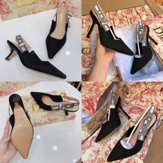 Sandal jadior quai nơ mũi nhọn super fullbox bill túi giấy