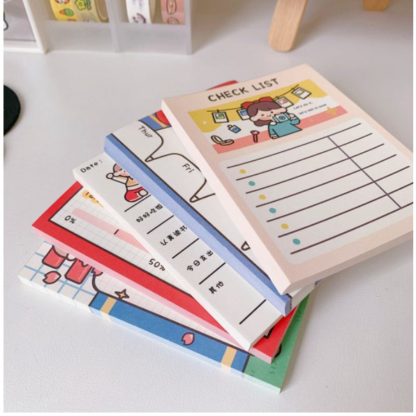 HOT Giấy Note Ghi Chú Tiện Lợi Hình Dễ Thương bookmark check list - SO02 ULZZANG