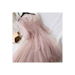 7965 váy cổ tích dịu dàng chút ngọt ngào Công chúa váy dài + váy dây bên trong