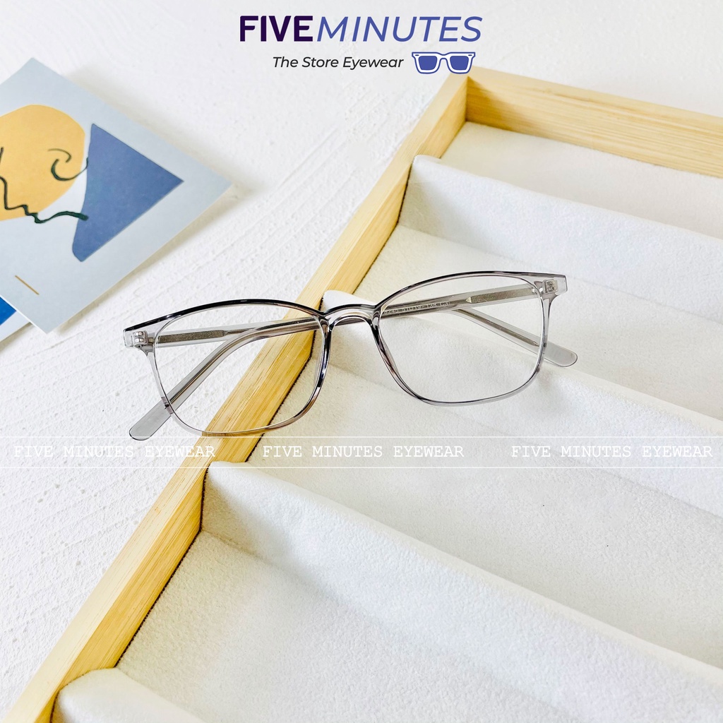 Gọng kính cận nam nữ I Nhựa dẻo cốt kim loại 8245 Form kính Basic dễ đeo - Five Minutes Eyewear