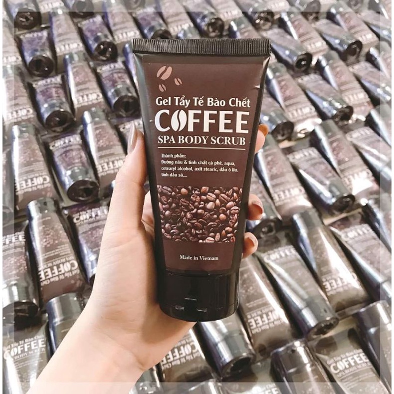 GEL TẨY TẾ BÀO CHẾT CAFE DÀNH CHO FACE VÀ BODY