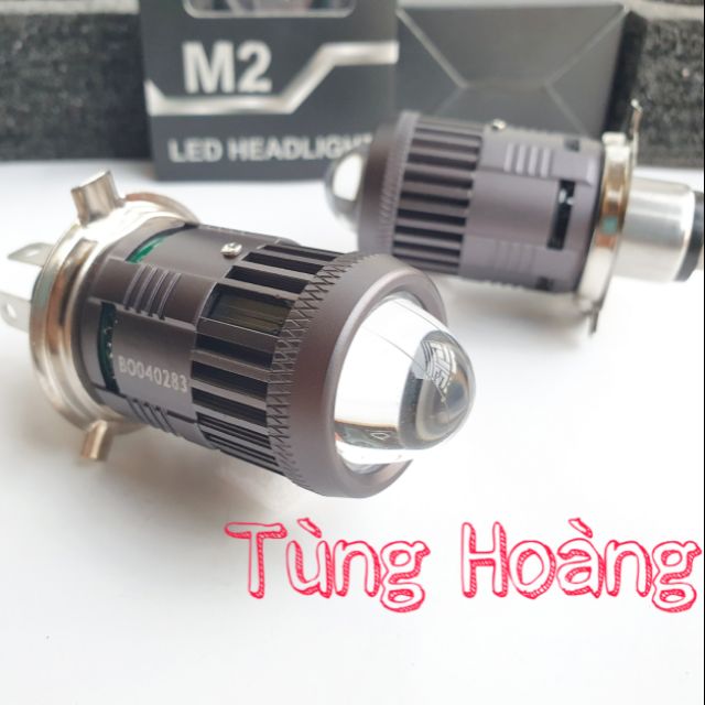 Đèn pha led M2 - H4 2 nhiệt màu 18w mẫu cao cấp