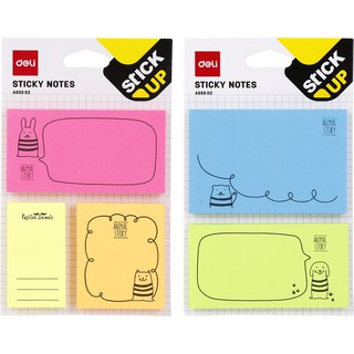 Giấy Note - Giấy Nhắn Hình Siêu Cute -  Deli A55502