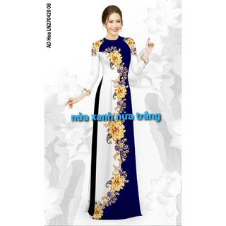 [ HOT HOT ] Áo Dài Truyền Thống Lụa Nhật Hoa in 3D Siêu Bền