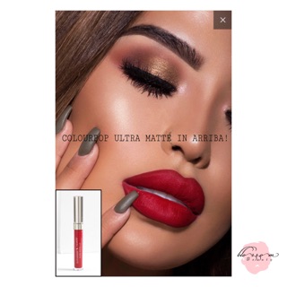 Son kem lì Colourpop màu ARRIBA!