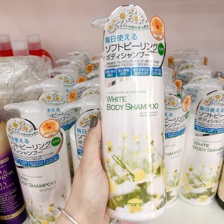 SỮA TẮM MANIS HOA CÚC - Sữa Tắm Dưỡng Ẩm, Trắng Da Mains White Body Shampoo Nhật Bản