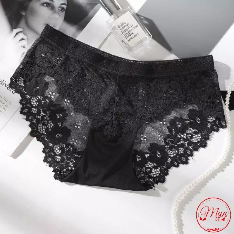 Quần Lót Nữ Ren Sexy thiết kế họa tiết ren xuyên thấu siêu gợi cảm quyến rũ- QL 8517