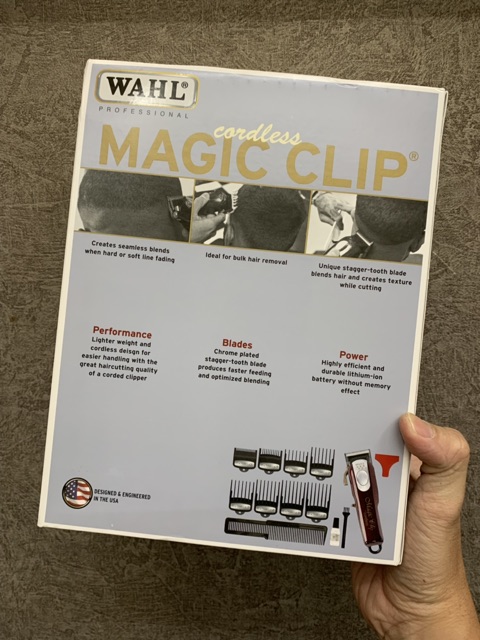 TÔNG ĐƠ CẮT TÓC WAHL MAGIC CLIP CORDLESS 2021
