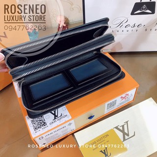 Ví Clutch 2 Zip Da Sần🔱🔱