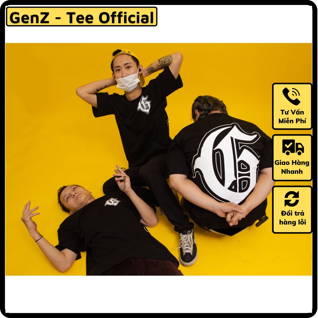 Áo G-Family Letter G 2022 Tee phong cách trẻ trung hiphop, nam nữ mặc form cực đẹp