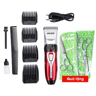 Tông đơ cắt tóc jichen 0817 tặng 2 kéo