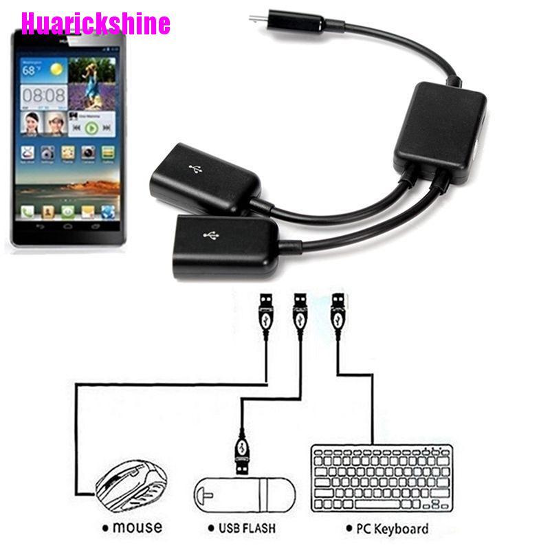 Dây Cáp Chuyển Đổi Cổng Micro Usb Otg Cho Máy Tính Bảng / Điện Thoại Thông Minh