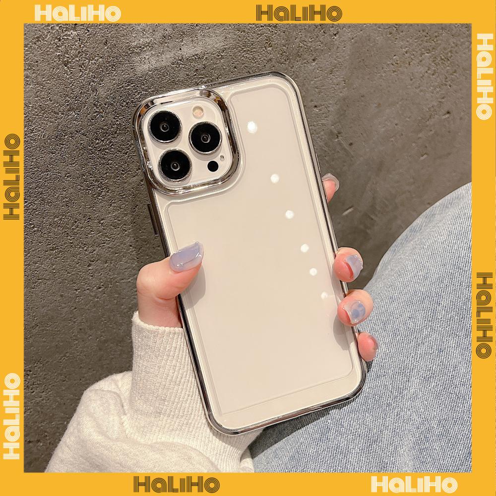 Ốp điện thoại TPU dẻo mạ kim loại sang trọng thích hợp cho iPhone 14 Pro Max 14 Plus 13 Pro Max 12 Pro Max 11 XR 7Plus