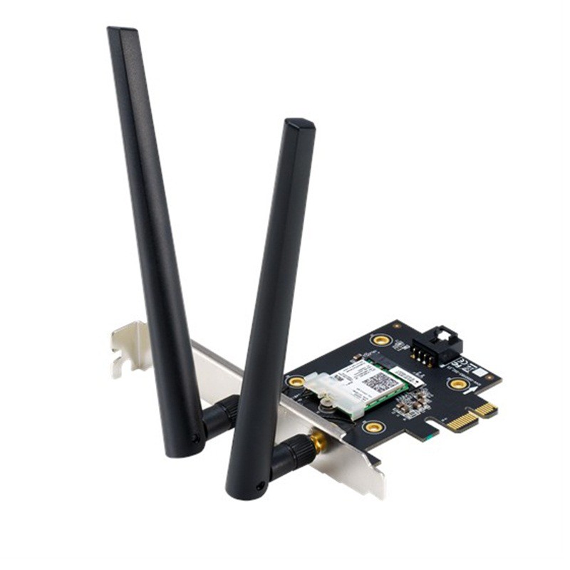 Card Mạng Wifi Asus PCE-AX3000 PCI-e a/b/g/n/ax3000 2.4GHz/5GHz 2402Mbps+574Mbps - Hàng Chính Hãng