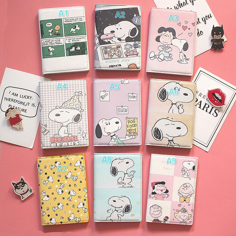 Ví Đựng Hộ Chiếu Chống Thấm Nước Họa Tiết Hoạt Hình snoopy