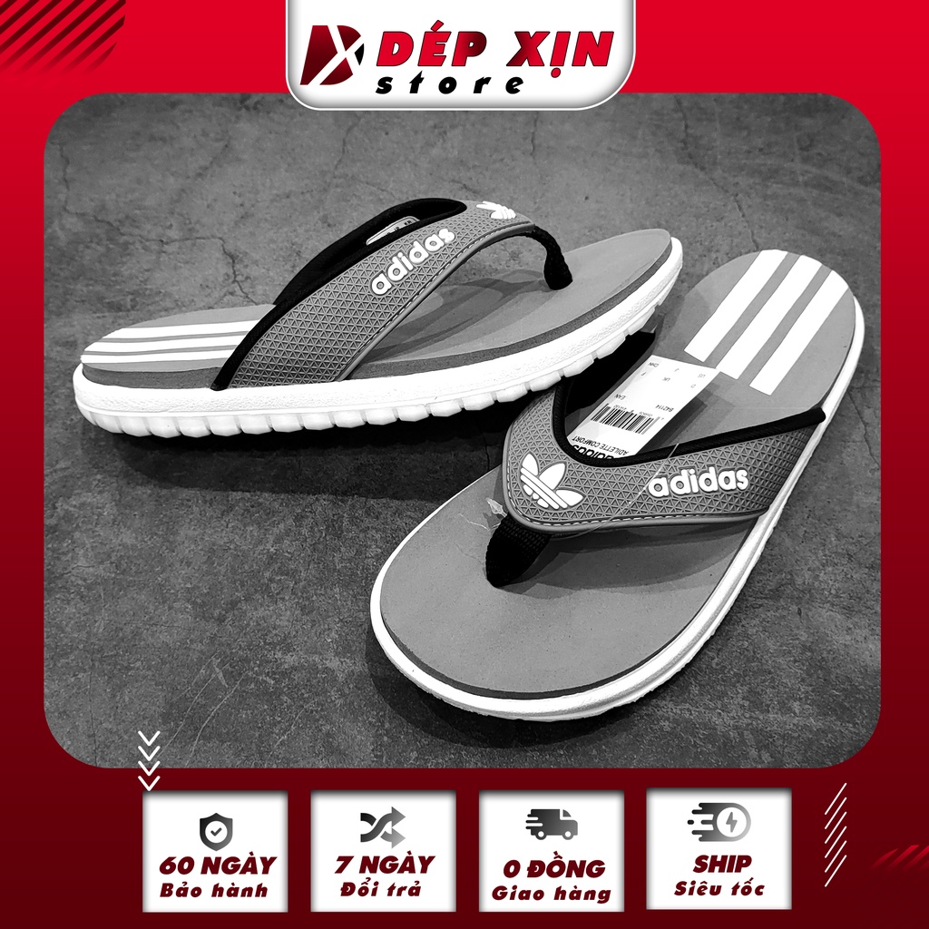 Dép Kẹp Adidas Cao Cấp Đế Cao Siêu Bền Nhẹ chống trơn trượt