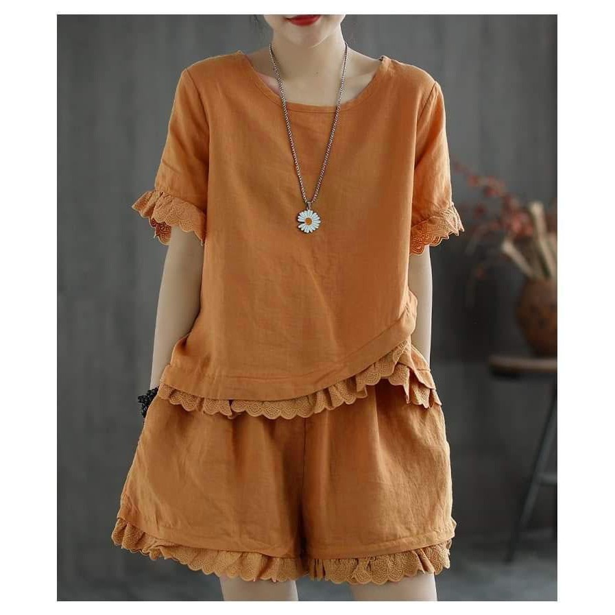 ĐỒ BỘ ĐÙI NỮ PHỐI REN-TKIM59